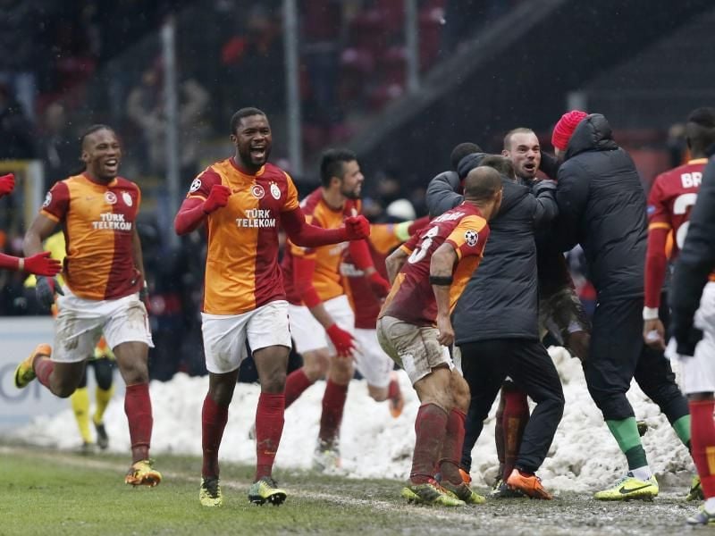 Wesley Sneijder erzielte das entscheidende Tor für Galatasaray.