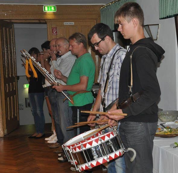 Der Spielmannszug der Feuerwehr