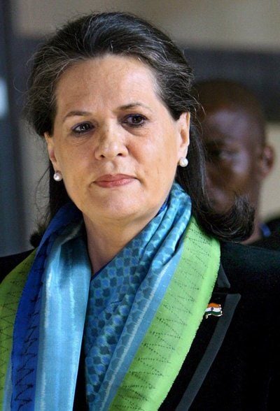 Sonia Gandhi, Chefin der Kongresspartei. (FOTO: DPA)