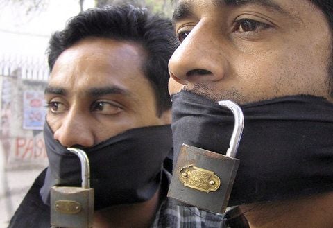 In vielen Ländern der Welt leben Journalisten gefährlich. (FOTO: DPA)