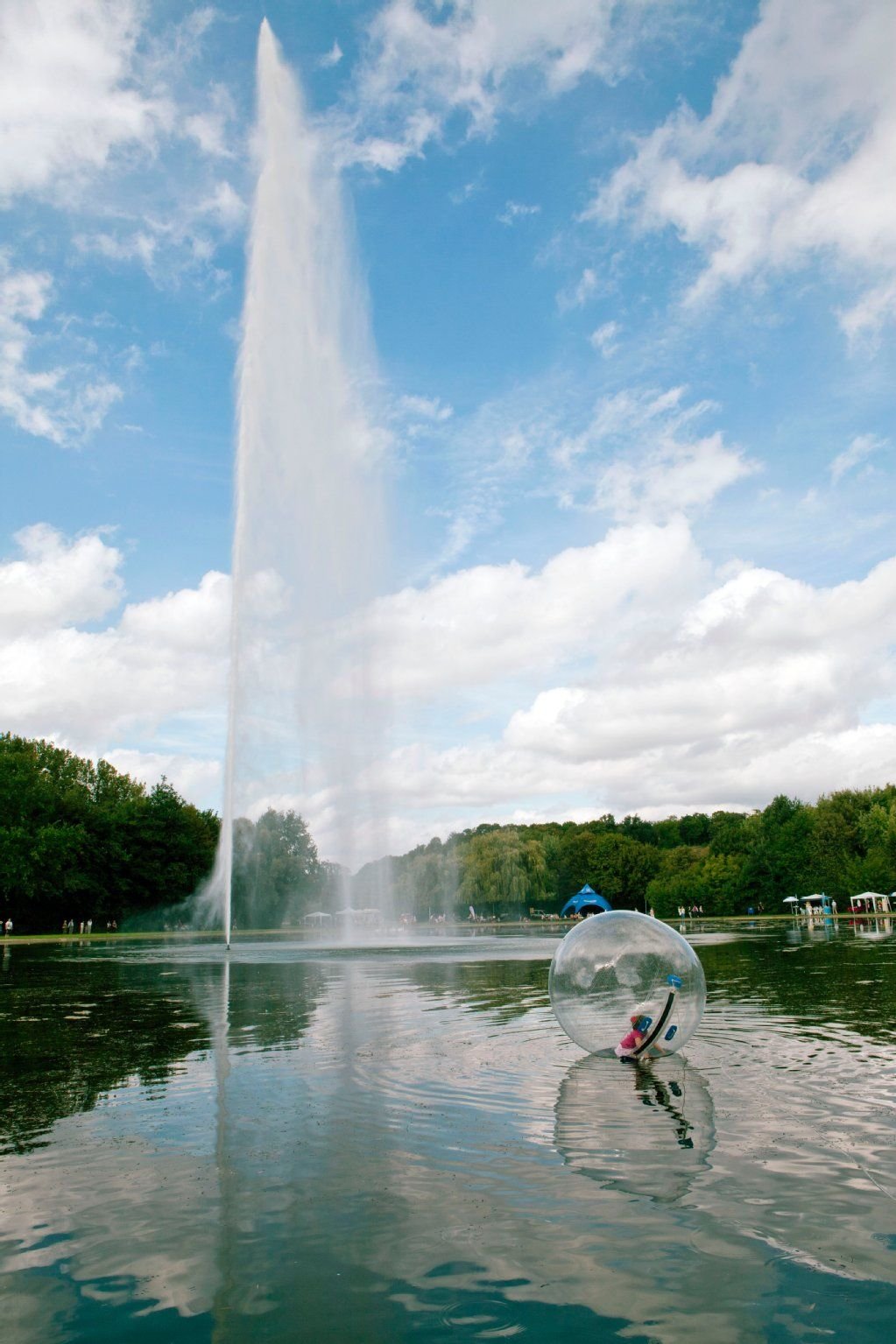 Fontäne auf der Ziegelwiese