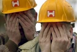 Holzmann-Arbeiter (Archivfoto: dpa)