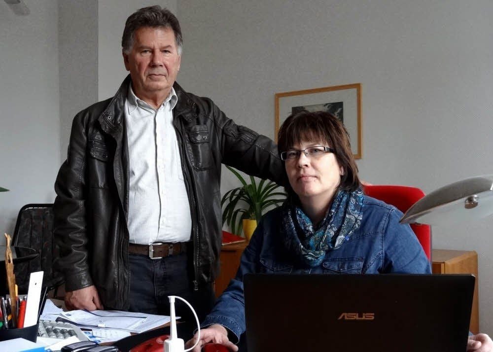 Ulrich Malinowski mit seiner Tochter und Firmennachfolgerin Susann