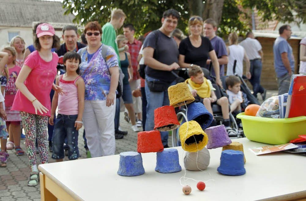 Zum Schuljahresabschluss fand an der Förderschule Großkayna ein Sommerfest statt.