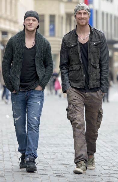 Pierre Becken (re.) und sein Cousin Marc-Andre Hatton.