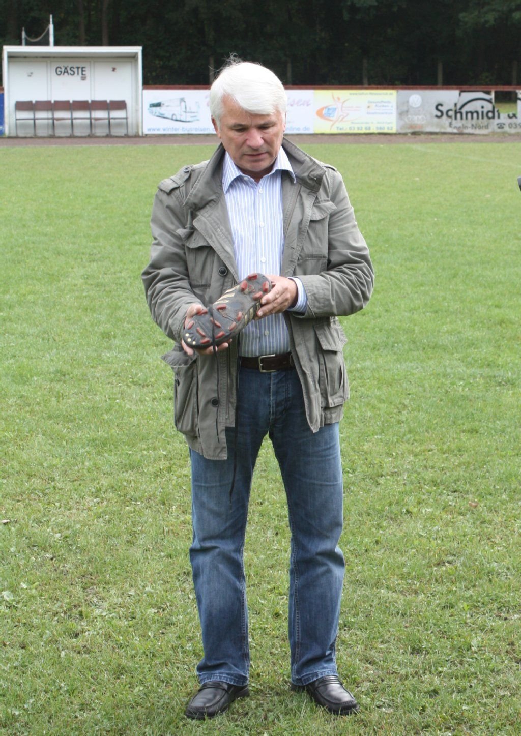 Reinhard Luckner, Präsident des Egelner SV Germania und Bürgermeister der Stadt Egeln