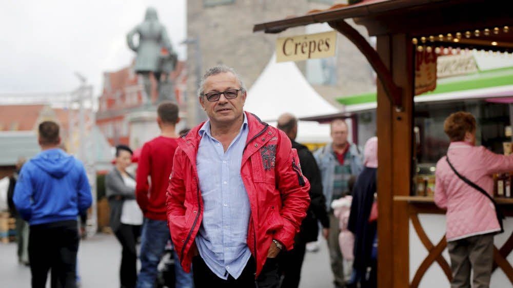 Sein Herz schlägt für Halle Event-Manager Lubomir Danailow richtet zum 21. Male das Salzfest aus.