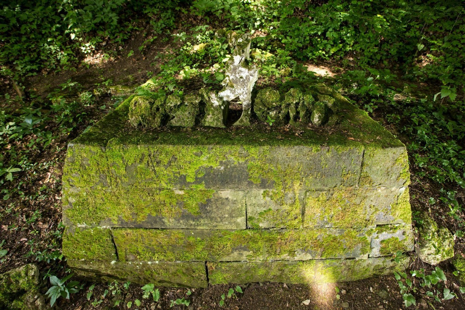 Das Grab der «Dunkelgräfin» in Hildburghausen (Thüringen)