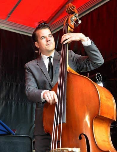 Musik gab’s vom Labrenz-Quartett mit Alfred Kalfass am Kontrabass.