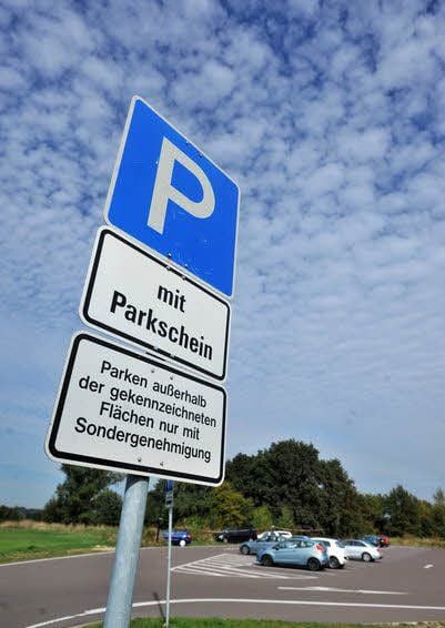 Parkplatzschild