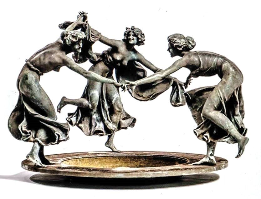 Die Nymphen sind das bekannteste Werk des Berliner Bildhauers Walter Schott.