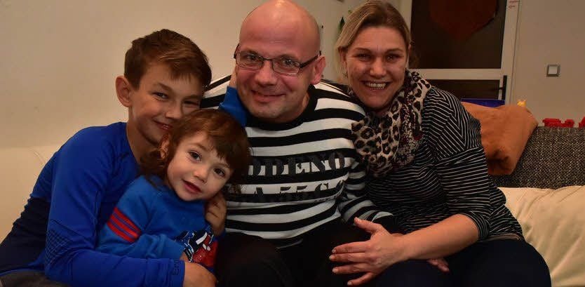 Anthony, Eddy, René und Nadine Harre.