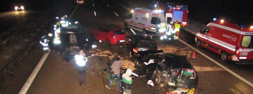 Im Februar 2015 wurden auf der Autobahn 2 Richtung Berlin sechs Menschen zum Teil schwer verletzt.