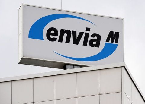 Das Logo der envia Mitteldeutsche Energie AG (enviaM). (FOTO: DPA)