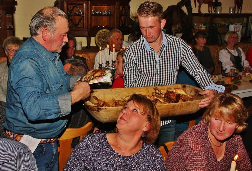 Ordentlich aufgetischt wurde in Bornstedt.