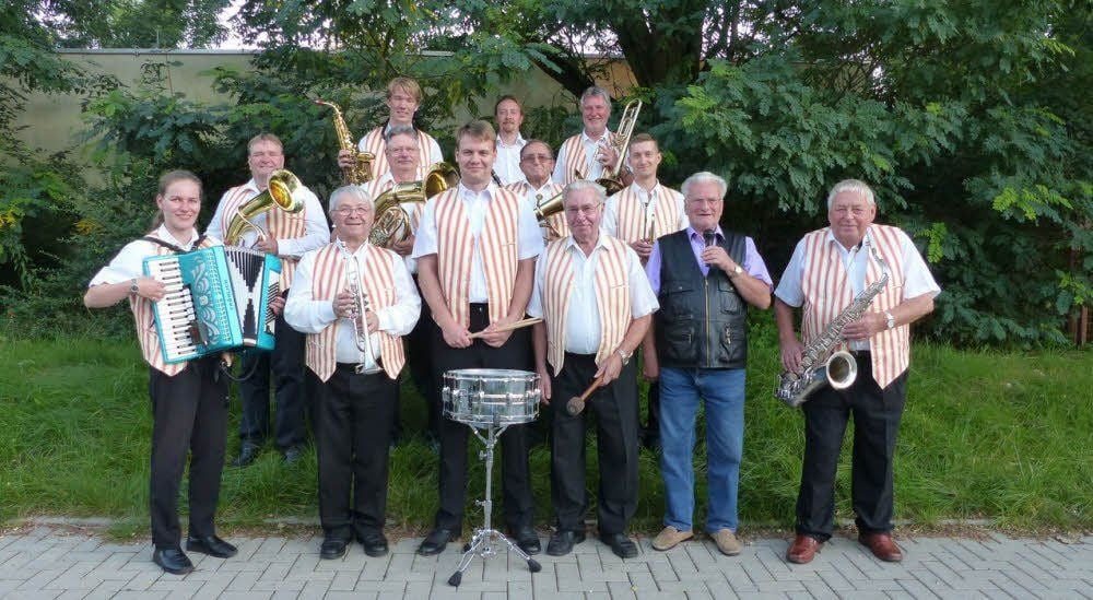 Die Mitglieder des Musikvereins Sandersdorf