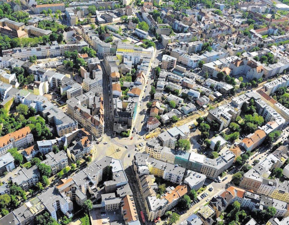 Der Rannische Platz wird bald zur Baustelle.