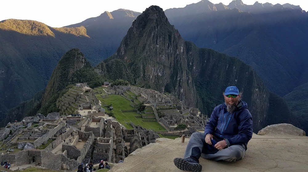 Kultureller Höhepunkt: Auf seiner Reise besuchte Robby Clemens auch die Inka-Stadt Machu Picchu in den peruanischen Anden. Dafür musste er bis in 2.400 Meter Höhe steigen.