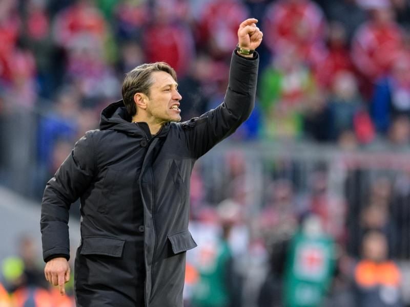 FC Bayerns Trainer Niko Kovac gibt die Richtung für seine Mannschaft vor. Foto: Matthias Balk