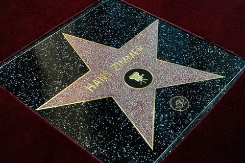 Der Stern des deutschen Komponisten und Oscar-Preisträgers Hans Zimmer. (FOTO: DPA)