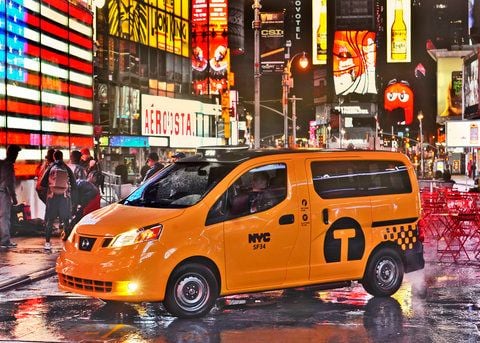 Der Nissan NV200 wird als „Yellow Cab“ ab 2013 das Stadtbild von New York prägen. (FOTO: HERSTELLER)