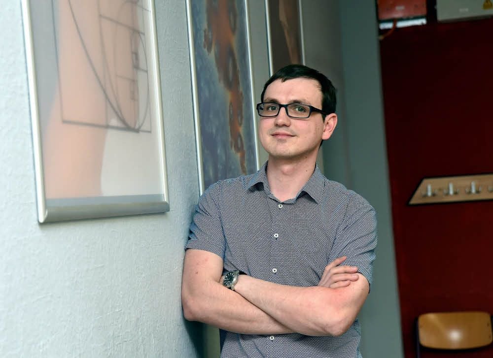 Einst war er Schüler in der Christophorusschule Droyßig, jetzt unterrichtet der Doktor der Physik als Quereinsteiger die jungen Leute.