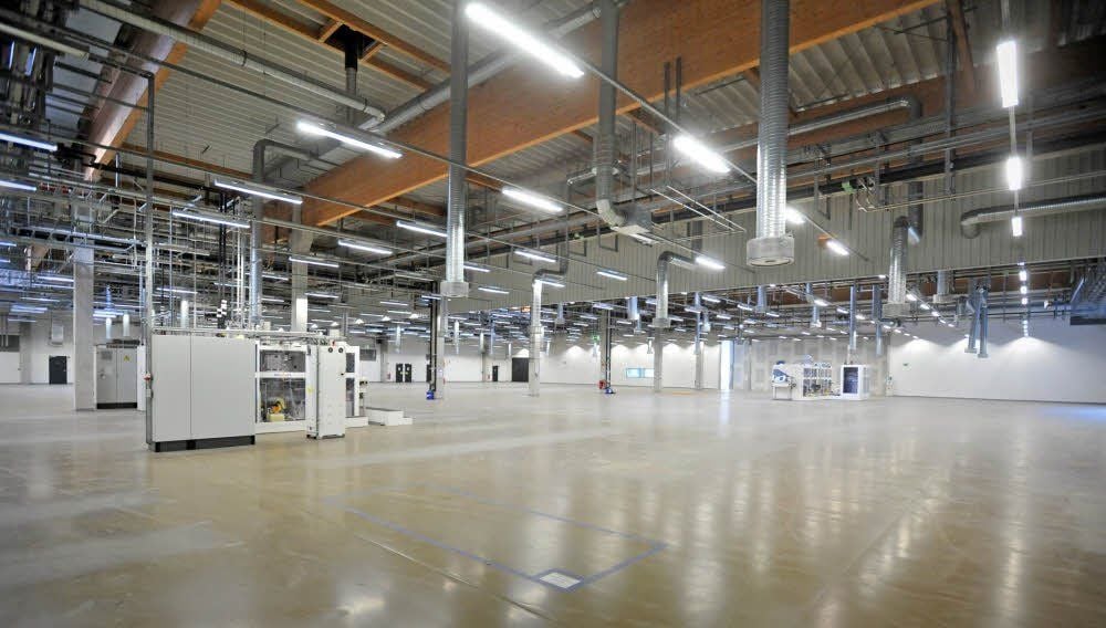 Riesige Hallen und Gänge, die bis zu 700 Meter lang sind.