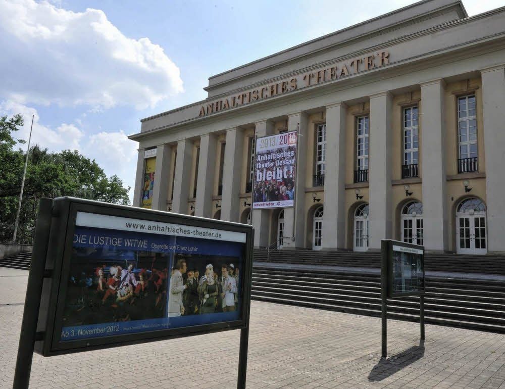 Das Anhaltische Theater in Dessau.