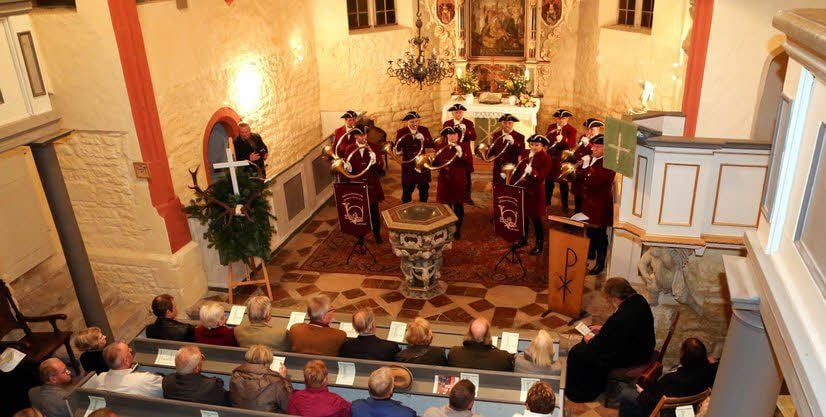 Ungewöhnlich und schön: Jagdhornmusik im Gottesdienst.
