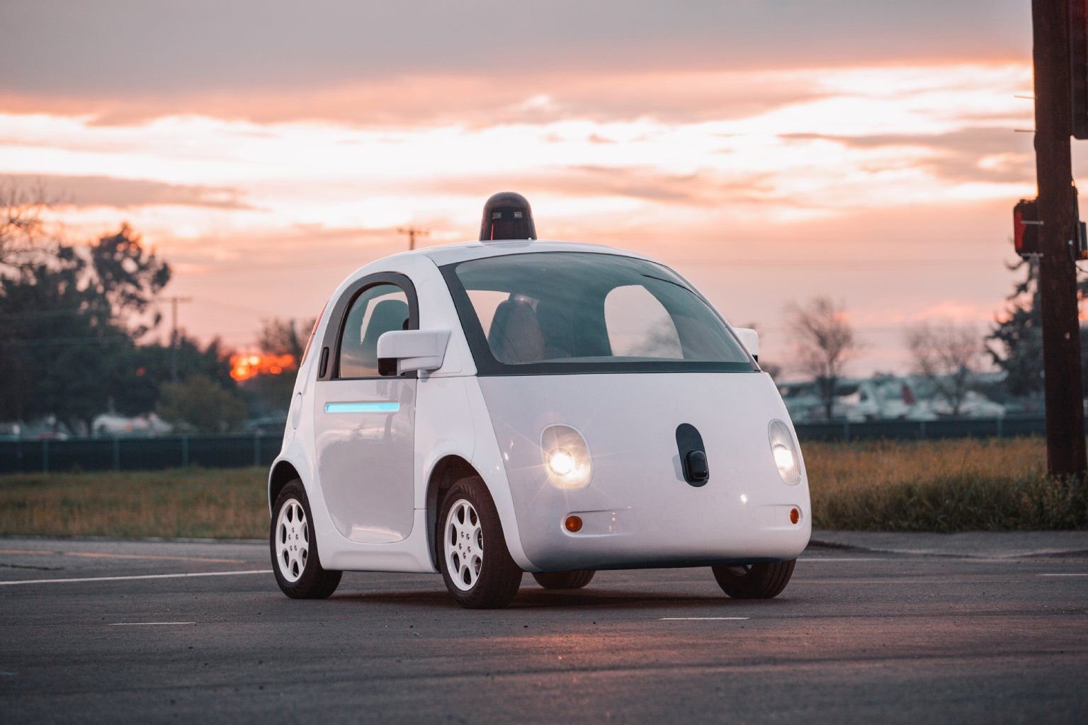 Ein Prototyp des „Self-driving vehicle“ von Google.