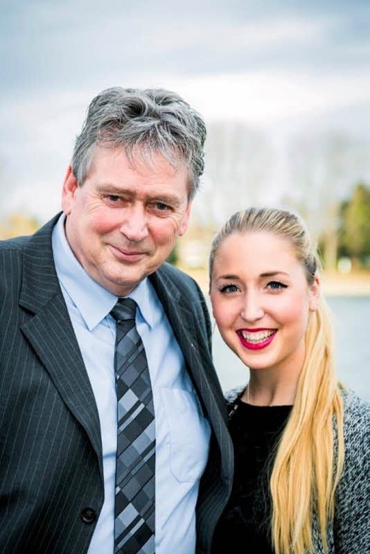 Karl-Josef Weißenfels mit Tochter Julia
