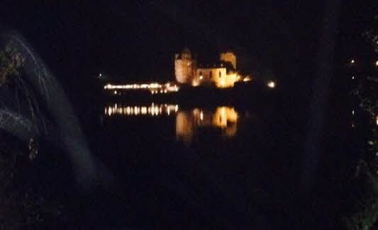 Wird das Schloss Seeburg künftig immer so angestrahlt?