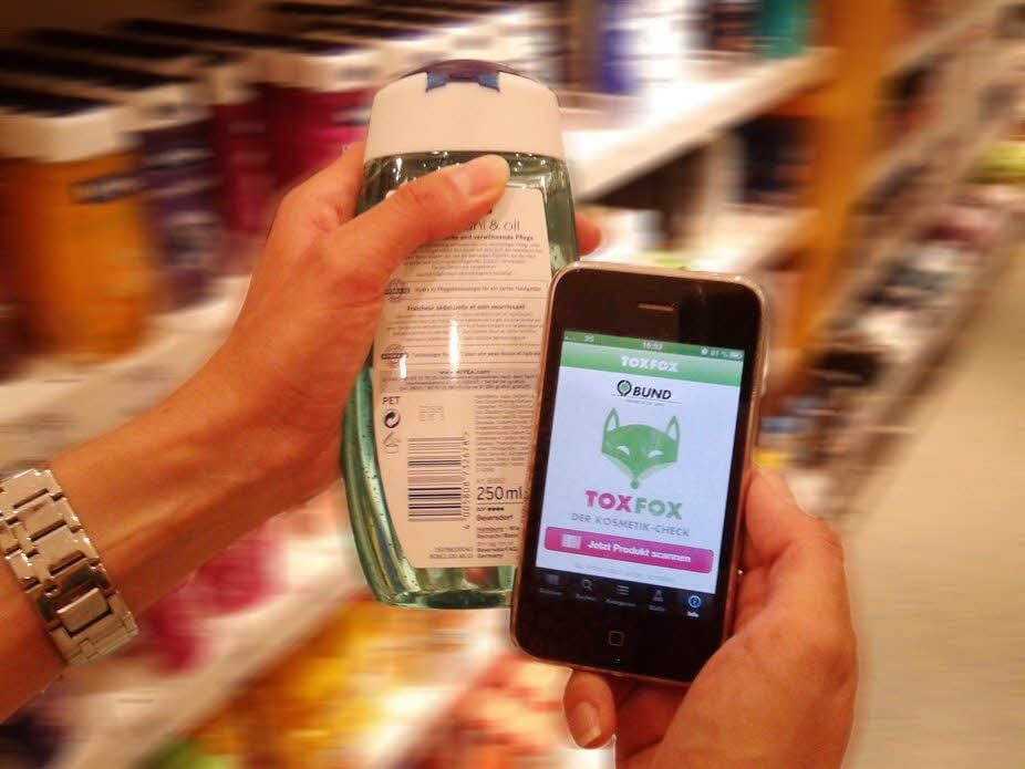 Die App „ToxFox“ im Einsatz