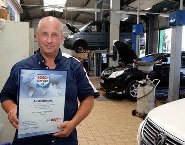 Ronny Grunert vom Bosch Service in Jessens steht für höchste Qualität.