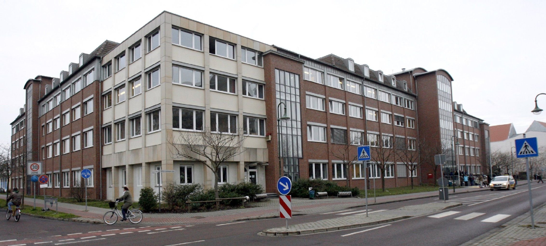 Das Landgericht in Dessau-Roßlau in der Willy-Lohmann-Straße