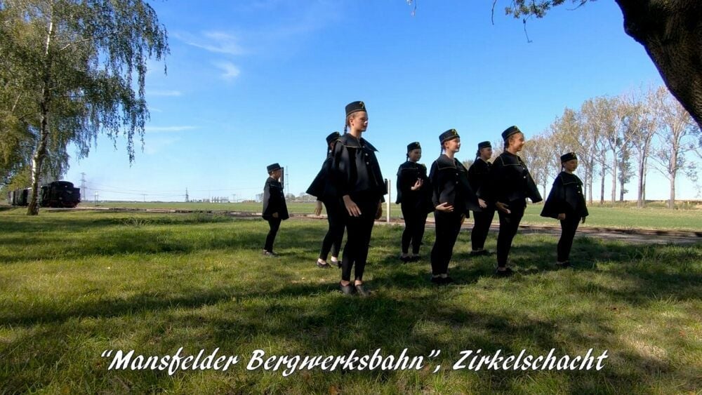 Die Tänzerinnen der Dance Devils aus Polleben am Zirkelschacht.