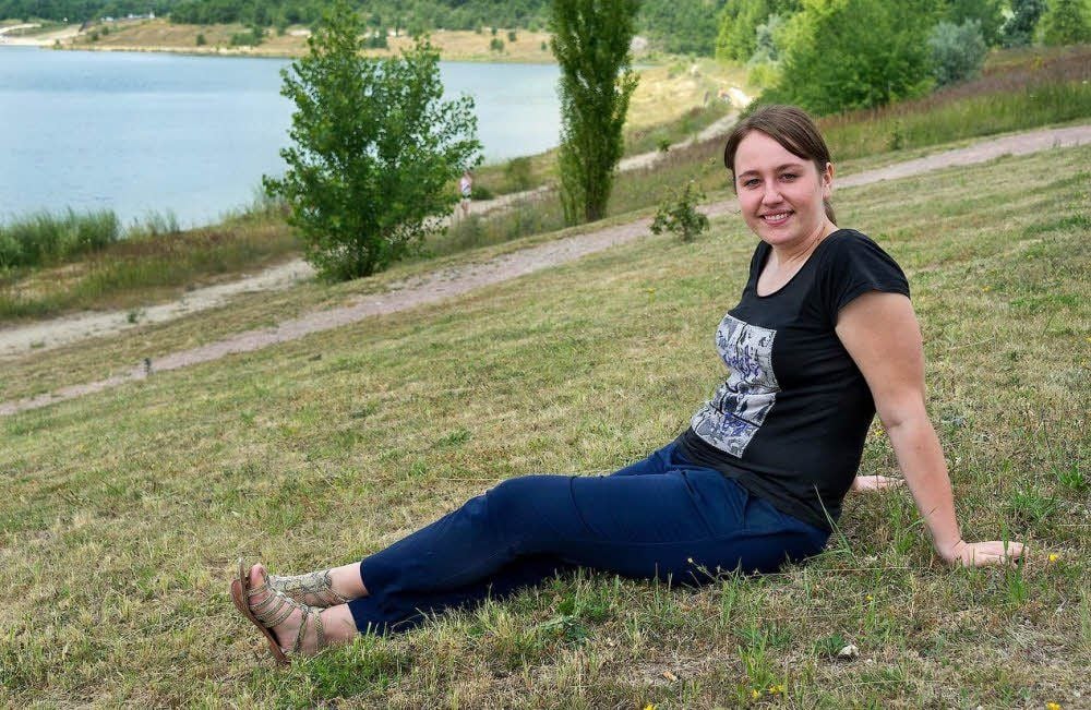 Die Französin Lucy Aubry absolviert gerade zwei Praktika in Mücheln.