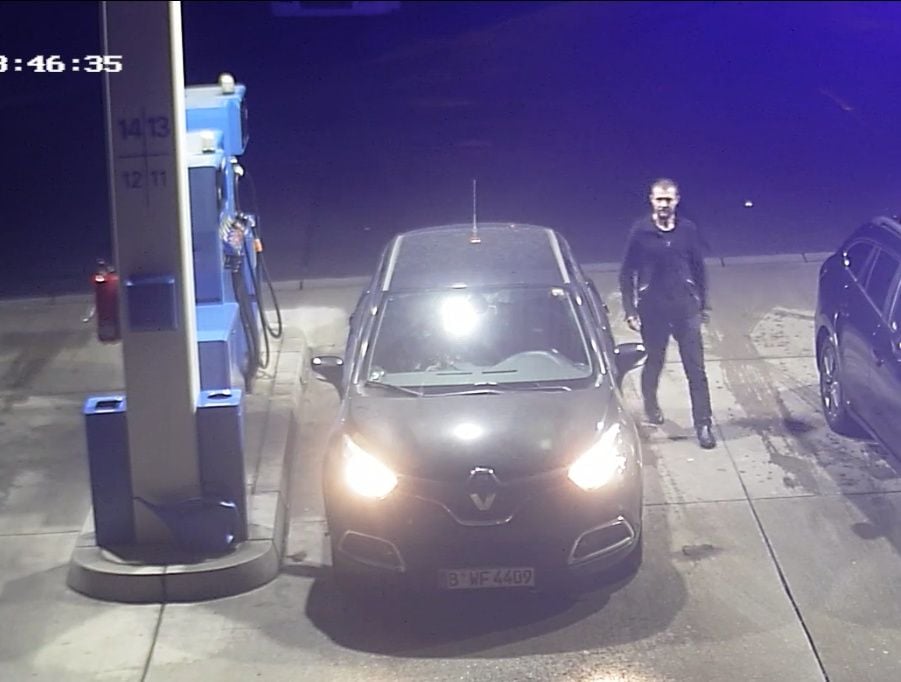 Raststätte Rohnethal Nord an der A 38: Gesucht wird ein unbekannter männlicher Täter.