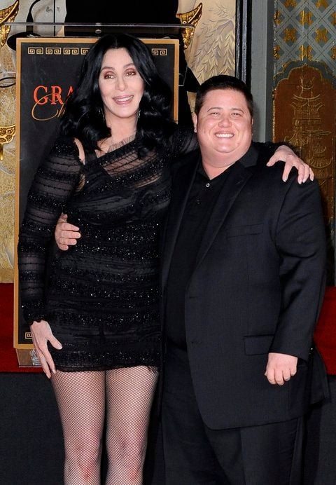Die amerikanische Sängerin Cher mit ihrem Sohn Chaz Bono. (FOTO: DPA)