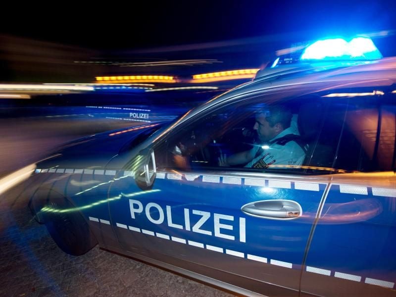 Eine Polizeistreife fährt zu einem Einsatz. Foto: Patrick Seeger/dpa/Archiv