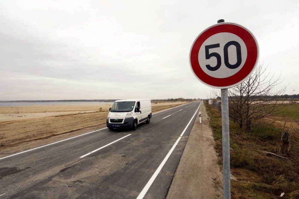 Tempolimit von 50 km/h.