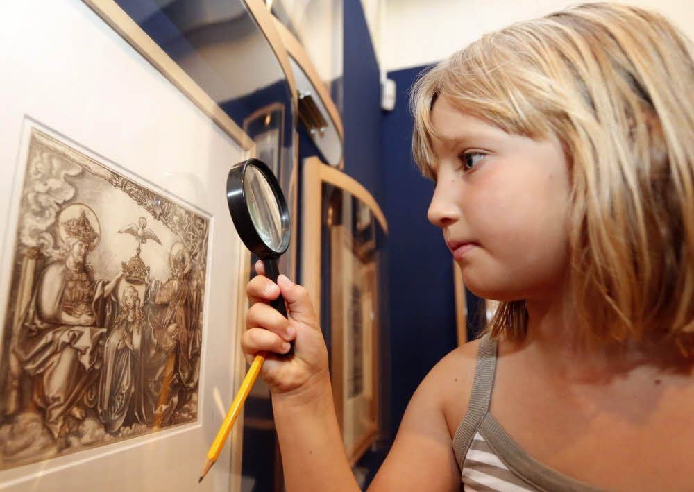 Tara erkundete in den Ferien die Cranach-Ausstellung.