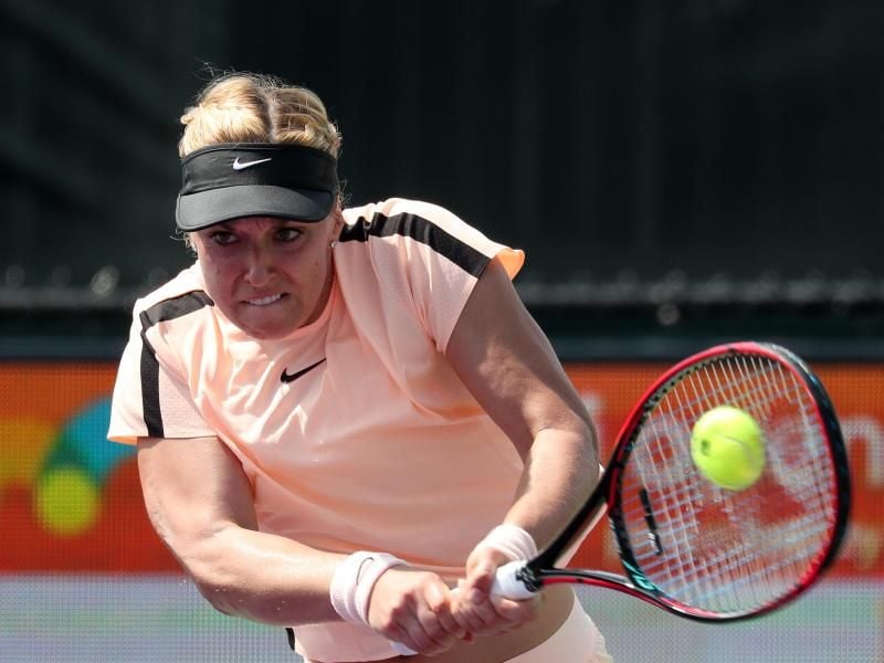 In Bogotá bereits in der ersten Runde ausgeschieden: Sabine Lisicki. Foto: Mario Houben/CSM via ZUMA Wire/dpa
