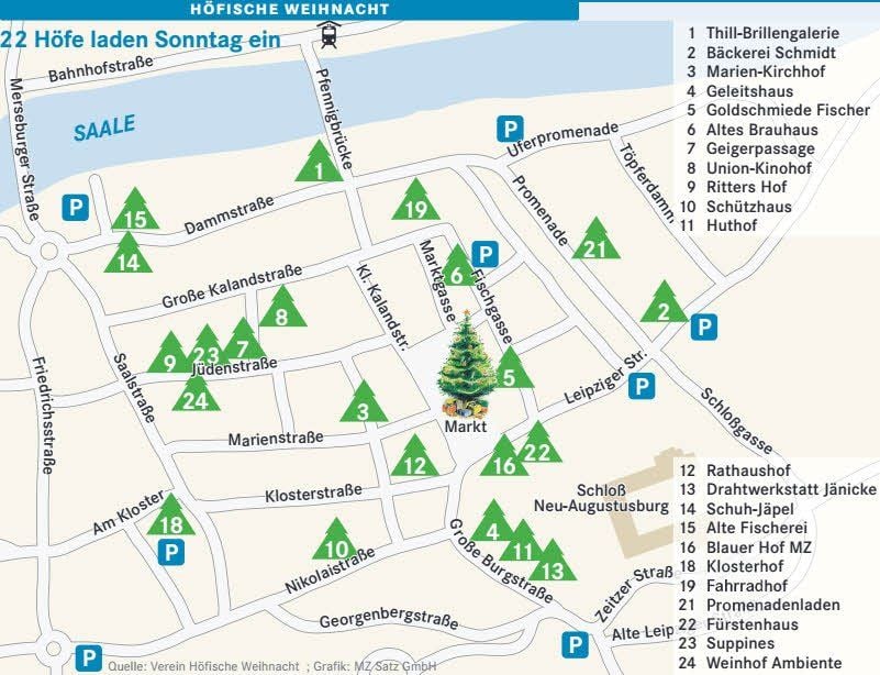 Höfische Weihnacht in Weißenfels