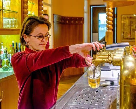 Nicht durchgefeiert wird bei Gerlind Jung im "Goldenen Fasan" in Oranienbaum.