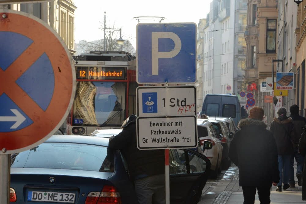 Parken in Halle