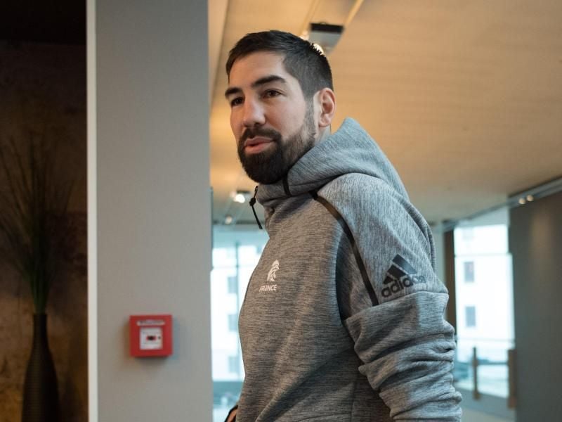 Erst am Dienstag gibt Frankreichs Trainer bekannt ob sein Superstar spielt: Nikola Karabatic. Foto: Soeren Stache