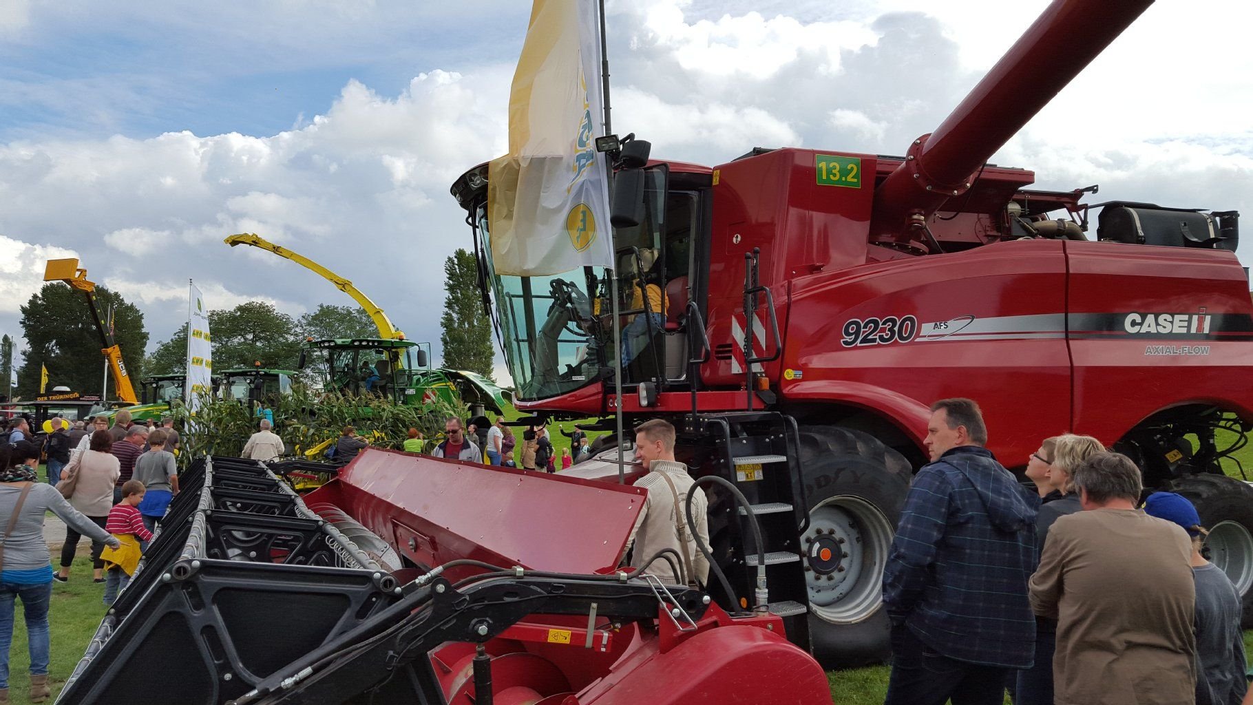 In Magdeburg findet an diesem Wochenende das Landeserntedankfest statt. Es gibt zahlreiche landwirtschaftliche Produkte zu sehen.
