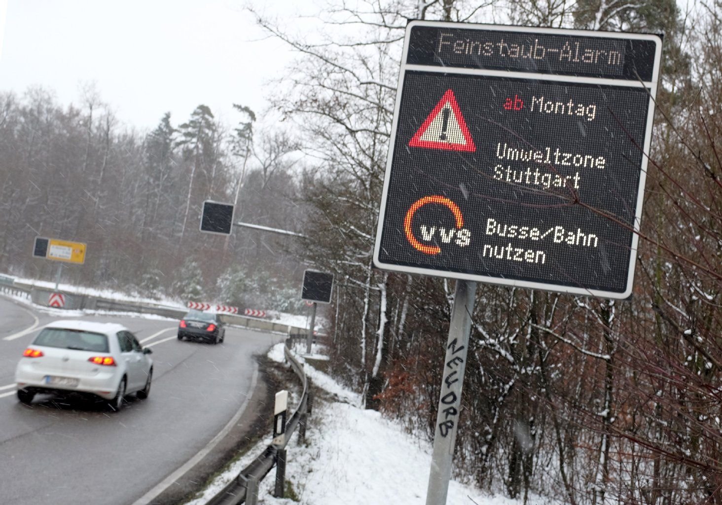Feinstaubalarm: In Stuttgart sollen Autofahrer ihren Wagen stehen lassen.