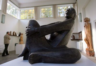 Die Plastik «Singender Mann» von Ernst Barlach (FOTO: DPA)